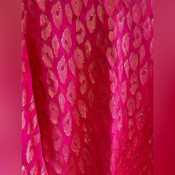 Lily Pulitzer Pink Cheetah Blouse - Picture 2 of 7